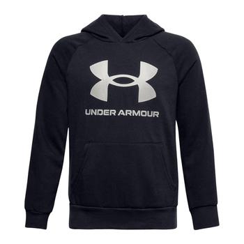 Under Armour Junior Rival Fleece Big Logo Golf Hoodie - Black - main image