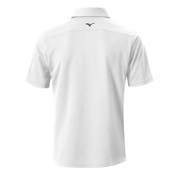 Mizuno Breath Thermo Graphic Golf Polo - White - main image