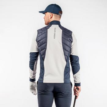 Galvin Green Durante INSULA Golf Mid Layer Sweater - Cool Grey/Navy - main image