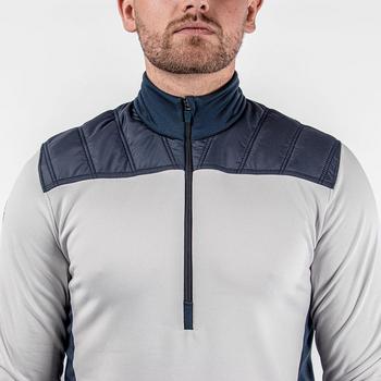Galvin Green Durante INSULA Golf Mid Layer Sweater - Cool Grey/Navy - main image