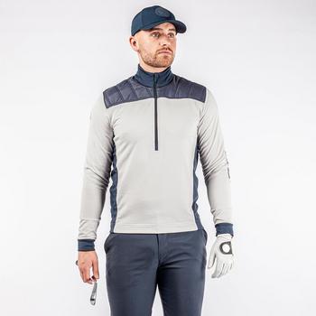 Galvin Green Durante INSULA Golf Mid Layer Sweater - Cool Grey/Navy - main image