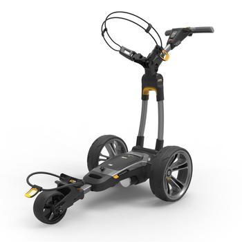 PowaKaddy CT6 EBS GPS Gun Metal Electric Golf Trolley - 18 Hole Lithium with FREE Powakaddy Cart Bag - main image