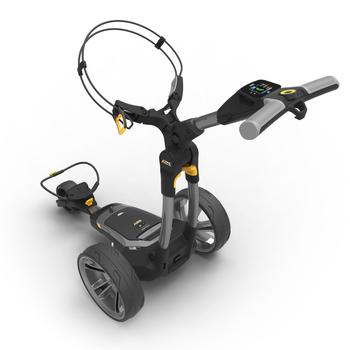 PowaKaddy CT6 EBS GPS Gun Metal Electric Golf Trolley - 18 Hole Lithium with FREE Powakaddy Cart Bag - main image