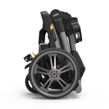 PowaKaddy CT6 EBS GPS Gun Metal Electric Golf Trolley - 18 Hole Lithium with FREE Powakaddy Cart Bag - main image