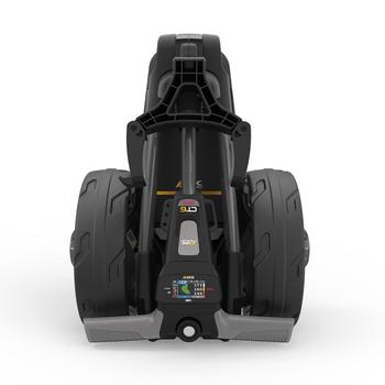 PowaKaddy CT6 EBS GPS Gun Metal Electric Golf Trolley 2022 - Extended Lithium with FREE Powakaddy Cart Bag - main image