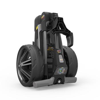 PowaKaddy CT6 EBS GPS Gun Metal Electric Golf Trolley 2022 - Extended Lithium with FREE Powakaddy Cart Bag - main image