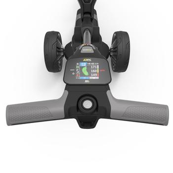 PowaKaddy CT6 EBS GPS Gun Metal Electric Golf Trolley 2022 - Extended Lithium with FREE Powakaddy Cart Bag - main image