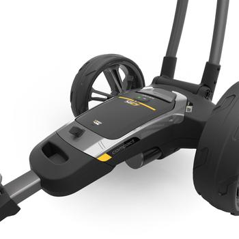 PowaKaddy CT6 EBS GPS Gun Metal Electric Golf Trolley 2022 - Extended Lithium with FREE Powakaddy Cart Bag - main image