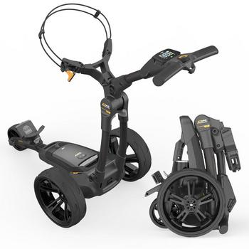PowaKaddy CT6 Black Electric Golf Trolley 2024 - 18 Hole Lithium