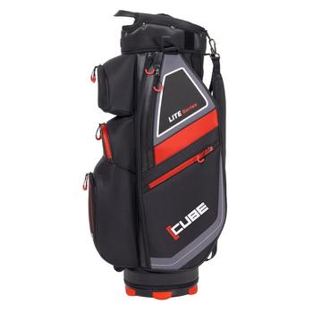 Cube Lite Series Golf Cart Bag - Black/Red - main image