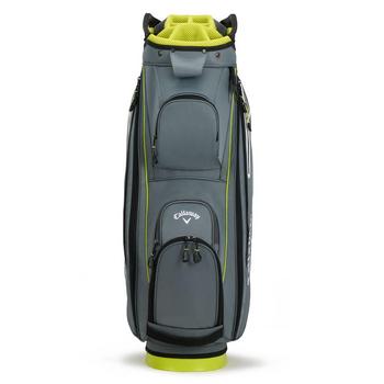 Callaway Chev 14 Plus Golf Cart Bag - Charcoal/Flu Yellow - main image