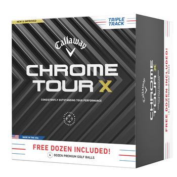 Callaway Chrome Tour X Triple Track Golf Balls - 4 for 3 Offer - main image