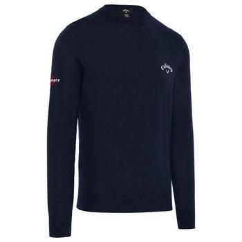 Callaway Crew Neck Merino Mix Golf Sweater - Navy Blue - main image