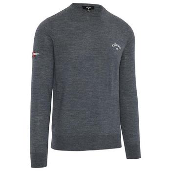 Callaway Crew Neck Merino Mix Golf Sweater - Steel Heather - main image