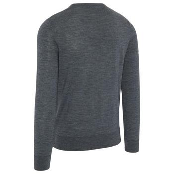 Callaway Crew Neck Merino Mix Golf Sweater - Steel Heather - main image