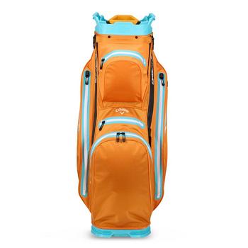 Callaway Org 14 HD Waterproof Golf Cart Bag - Orange/Electric Blue - main image