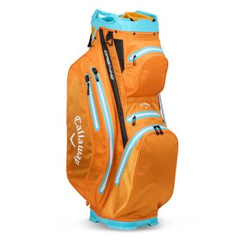 Callaway Org 14 HD Waterproof Golf Cart Bag - Orange/Electric Blue - main image