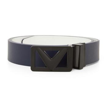 Callaway Reversible Leather Belt - Navy/White - main image