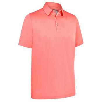 Callaway SS Solid Swing Tech Golf Polo Shirt - Strawberry Pink - main image