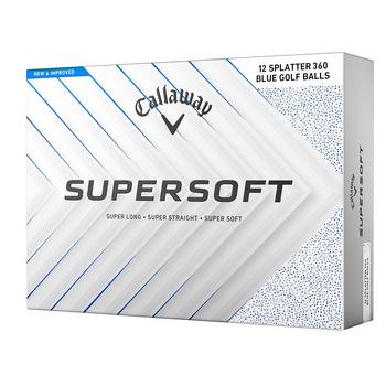 Callaway Supersoft Splatter 360 Golf Balls - Blue - main image