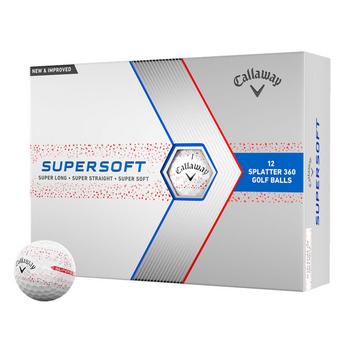 Callaway Supersoft Splatter Golf Balls - Red - main image