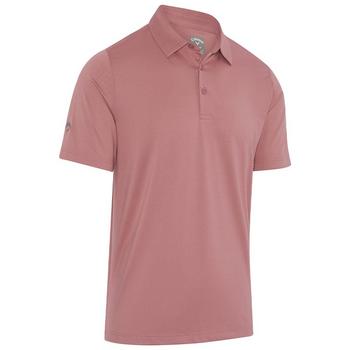 Callaway Swing Tech Tour Fit Solid Golf Polo Shirt - Mesa Rose - main image