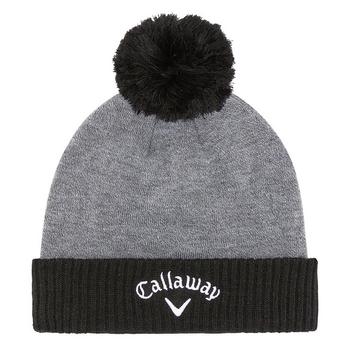 Gold Gear Direct - Callaway Tour Authentic Pom Golf Beanie - Charcoal/Black