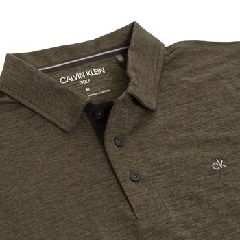 Calvin Klein Newport Golf Polo Shirt - Olive Green Marl - main image