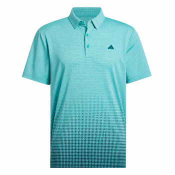 Adidas Go To Rise Print Polo Pure Teal