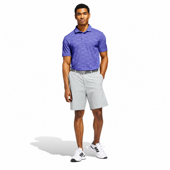 adidas Ultimate Jacquard Golf Polo Shirt - Dual Indigo - main image