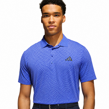adidas Tour Deco Golf Polo Shirt - Dual Indigo/Lilac - main image
