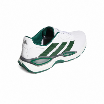 adidas Codechaos 27 Golf Shoes - White/Collegiate Green/Silver Metallic - main image