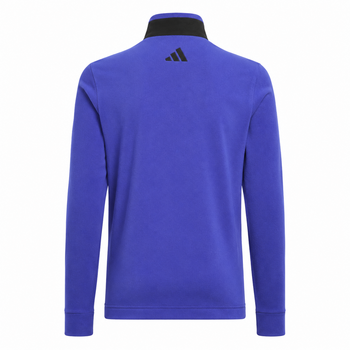 adidas Fleece Junior Zipped Golf Jacket - Dual Indigo - main image