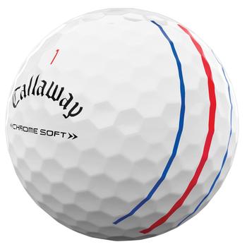 Callaway Chrome Soft Triple Track Golf Balls - White - main image