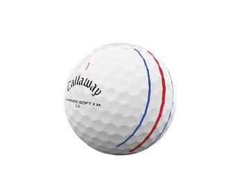 Callaway Chrome Soft X LS Triple Track Golf Balls - White - main image