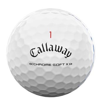 Callaway Chrome Soft X Triple Track Golf Balls - White - main image