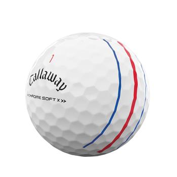 Callaway Chrome Soft X Triple Track Golf Balls - White - main image