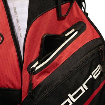 Cobra Signature Golf Cart Bag - Bright White/High Risk Red/Black - main image