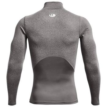 Under Armour ColdGear Compression Golf Mock Baselayer - Grey - main image