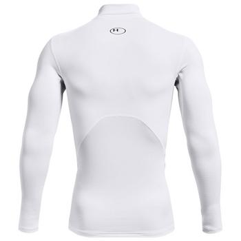 Under Armour ColdGear Compression Golf Mock Baselayer - White - main image