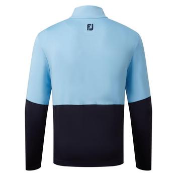 FootJoy Colour Block Midlayer Golf Sweater - True Blue Navy - main image