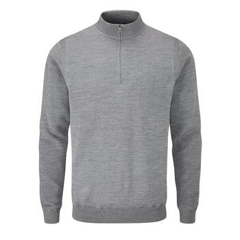Ping Croy Lined Half Zip Golf Sweater - French Grey - main image