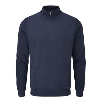 Ping Croy Lined Half Zip Golf Sweater - Oxford Blue - main image