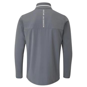 Oscar Jacobson Darwin Midlayer Golf Sweater - Pewter Grey - main image