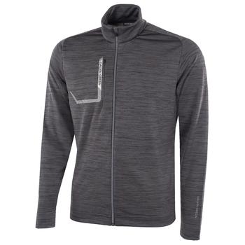 Gold Gear Direct - Galvin Green Dennis INSULA LITE Full Zip Golf Sweater - Black/Silver