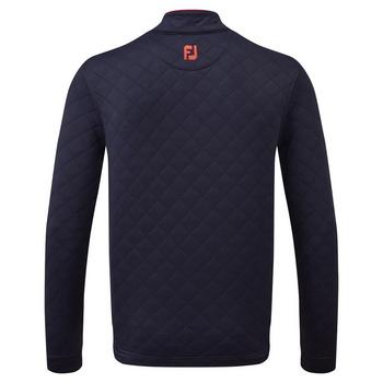 FootJoy Diamond Jacquard Chill-Out Golf Sweater - Navy - main image
