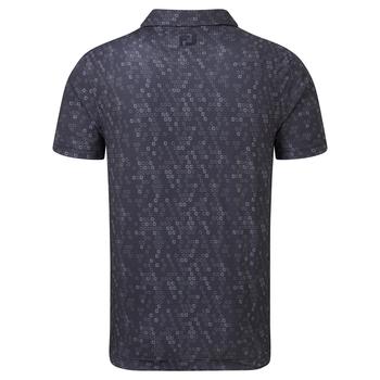 FootJoy Digital Camo FJ Lisle Print Golf Polo Shirt - Navy - main image