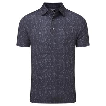 FootJoy Digital Camo FJ Lisle Print Golf Polo Shirt - Navy - main image