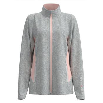 Forelson Draycott Ladies Full Zip Mid Layer - Grey/Pink - main image