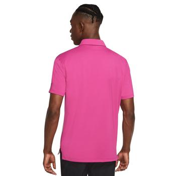 Nike Dri-Fit Vapor Argyle Print Golf Polo Shirt - Pink/Black - main image